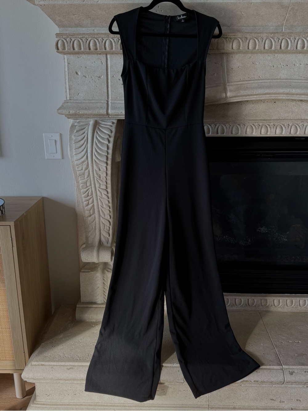 Classic Black Wide-Leg Jumpsuit